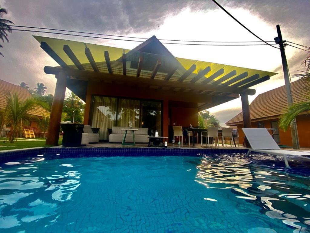 Eco Resort, Bangalo - 2 Suites, 1 Quarto Com Beliche, Sala E Cozinha Completa Тамандаре Экстерьер фото